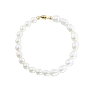 Genuine Freshwater Pearl Beaded Stacking Bracelet